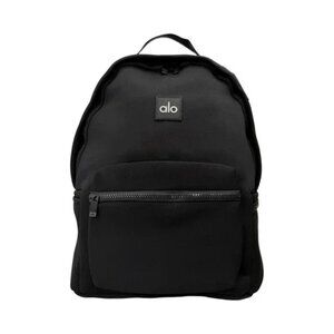 Alo Yoga Waterproof Two Pieces Black Gym Bag Backpack Unisex high-capacity